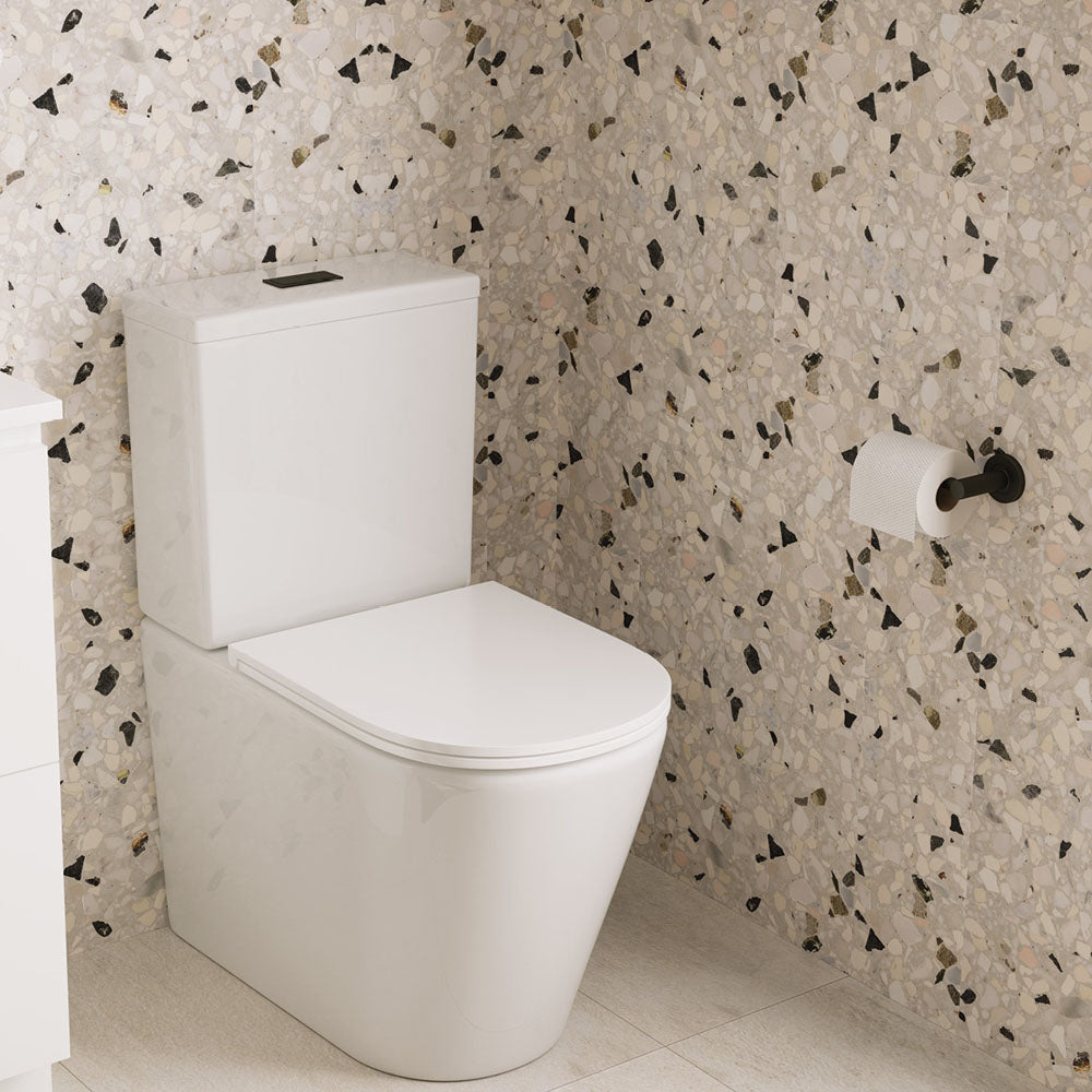 Fienza Kaya Toilet Roll Holder - Matte Black