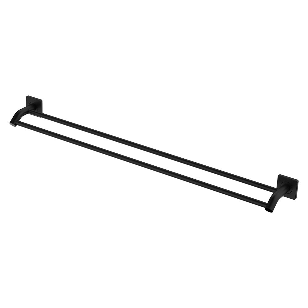 Fienza Sansa Double Towel Rail, 900mm - Matte Black