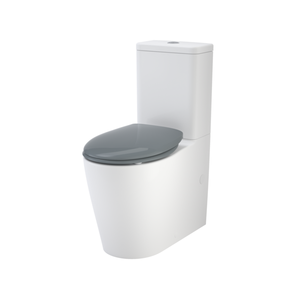 Caroma Care 660 Ambulant Cleanflush Easy Height BI Suite with Double Flap Seat (GermGard®)