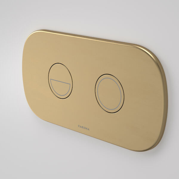 Caroma Contura® II Invisi Series II® Round DC Dual Flush Button Panel