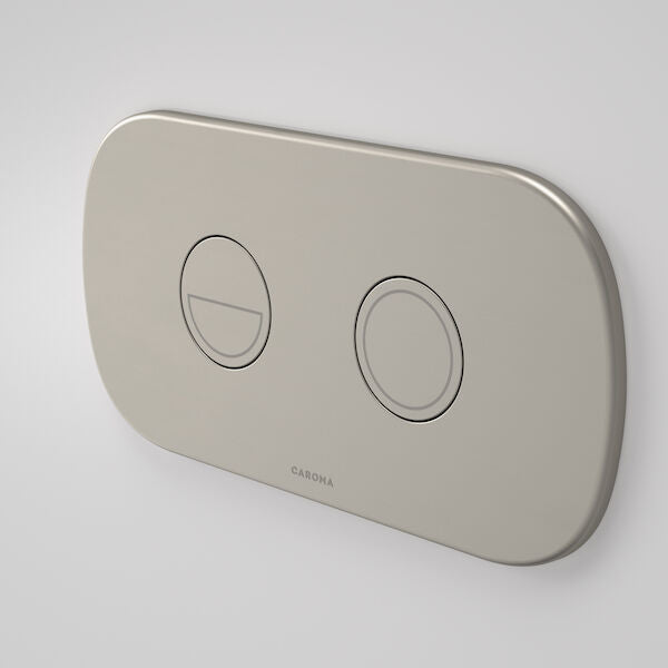 Caroma Contura® II Invisi Series II® Round DC Dual Flush Button Panel