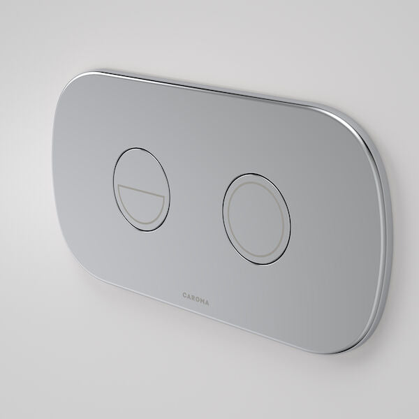 Caroma Contura® II Invisi Series II® Round DC Dual Flush Button Panel