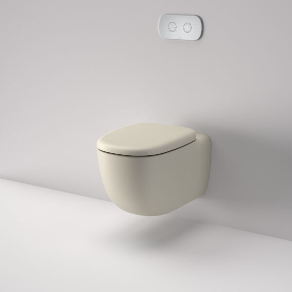Caroma Contura® II Cleanflush® Wall Hung Invisi Series II® Suite GermGard® - Clay