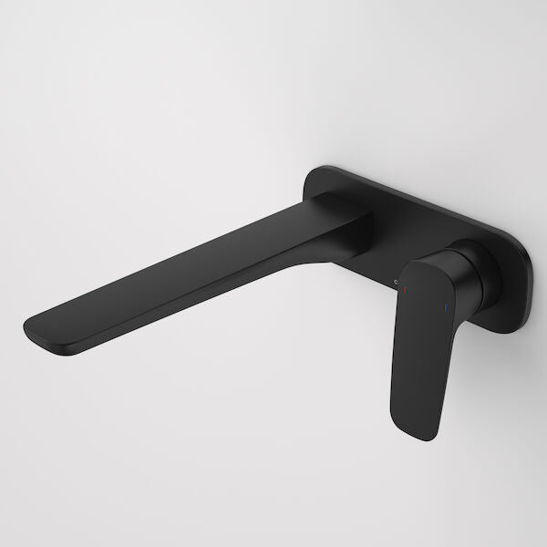 Caroma Contura® II Wall Basin/Bath Mixer 220mm - Matte Black