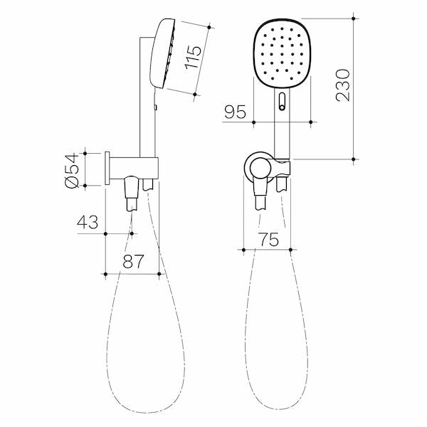 Caroma Contura® II Hand Shower