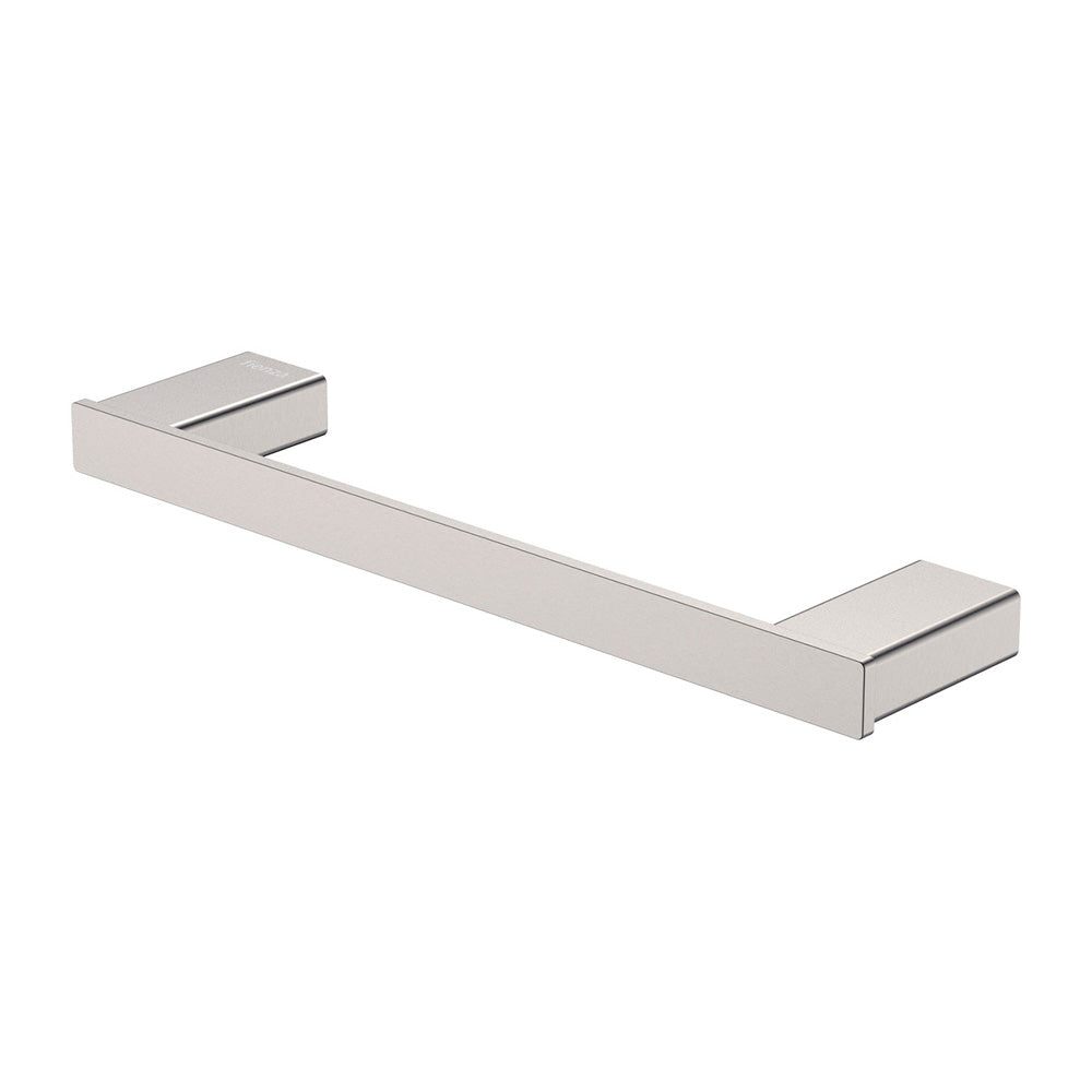 Fienza Tono Single Towel Rail, 300mm - Brushed Nickel