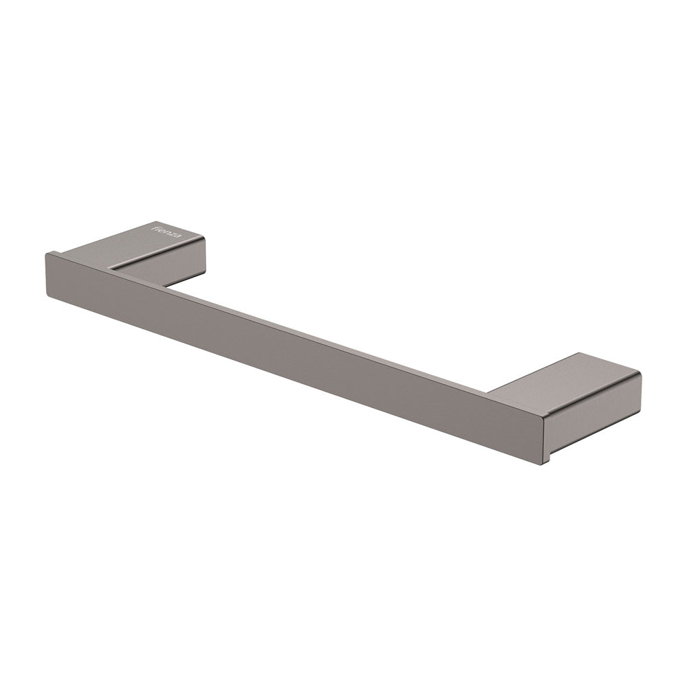 Fienza Tono Single Towel Rail, 300mm - Gun Metal