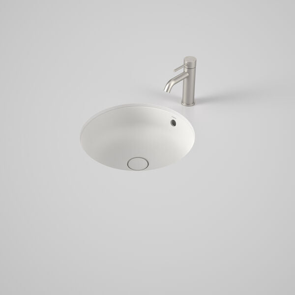Caroma Liano II 440mm Round Under/Over Counter Basin (with Overflow)