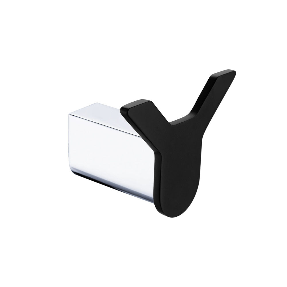 Fienza Lincoln Double Robe Hook - Mixed Finish