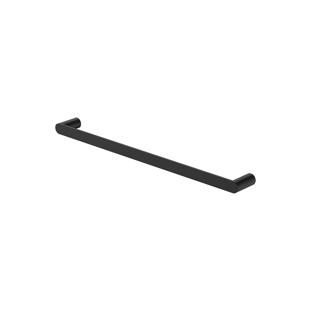 Fienza Empire Slim Single Towel Rail, 600mm - Matte Black