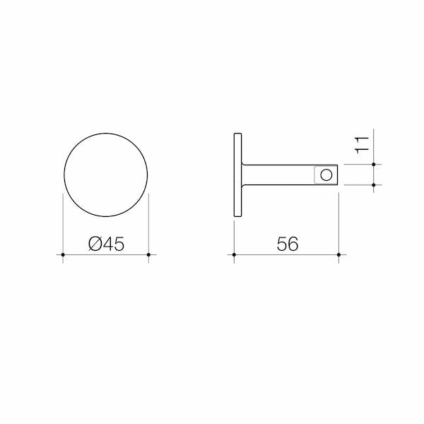 Caroma Urbane® II Universal Robe Hook