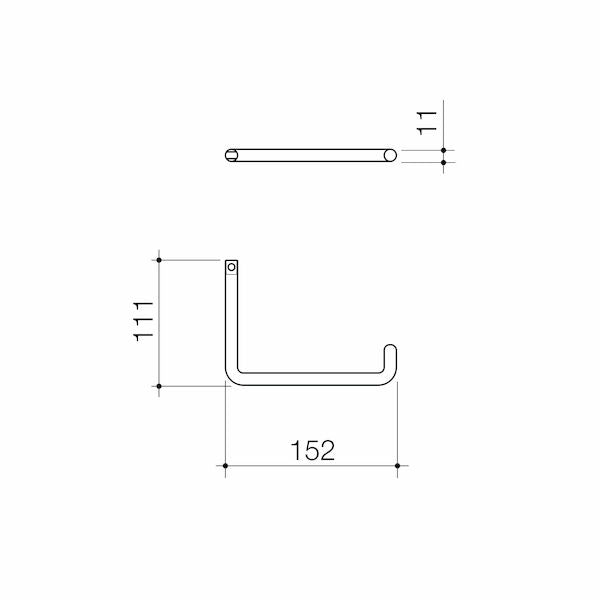 Caroma Urbane® II Universal Toilet Roll Holder
