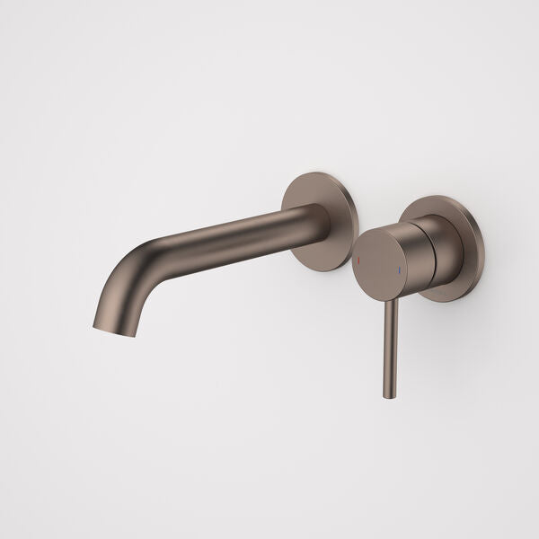 Caroma Liano II 175mm Wall Basin / Bath Mixer - 2 x Round Cover Plates - Sales Kit - LF