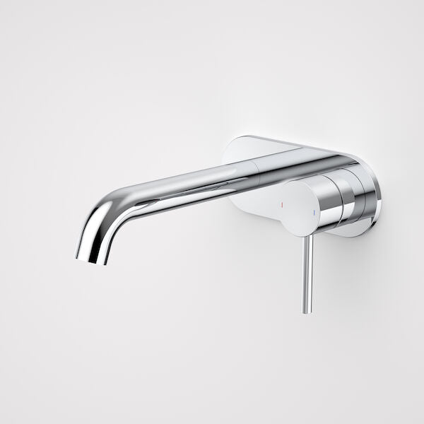 Caroma Liano II 175mm Wall Basin / Bath Mixer - Rounded Cover Plate - Sales Kit - LF