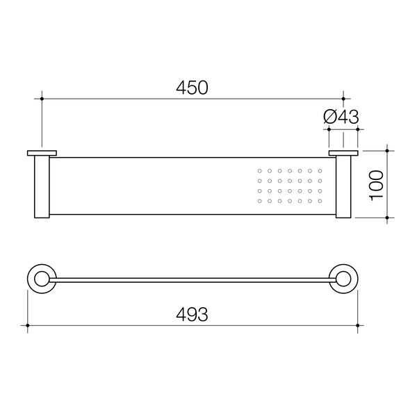 Caroma Liano II Bathroom Shelf