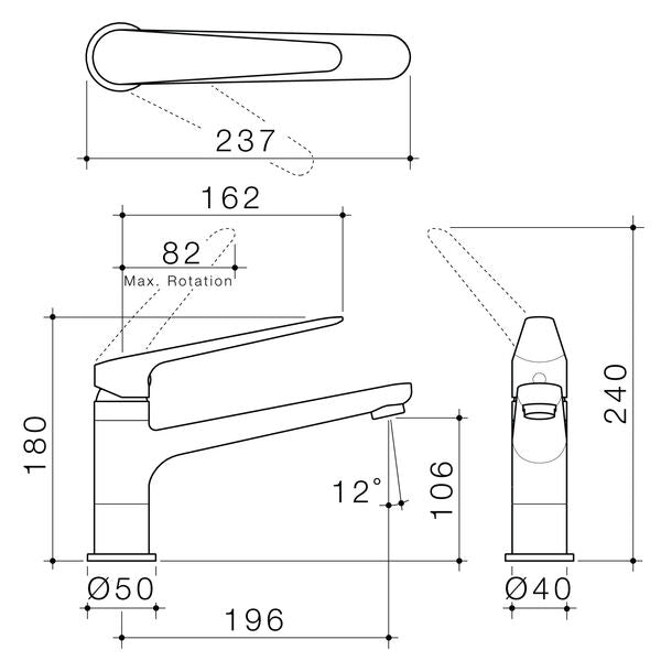 Caroma HomeCare Assistive Sink Mixer (Lead Free)