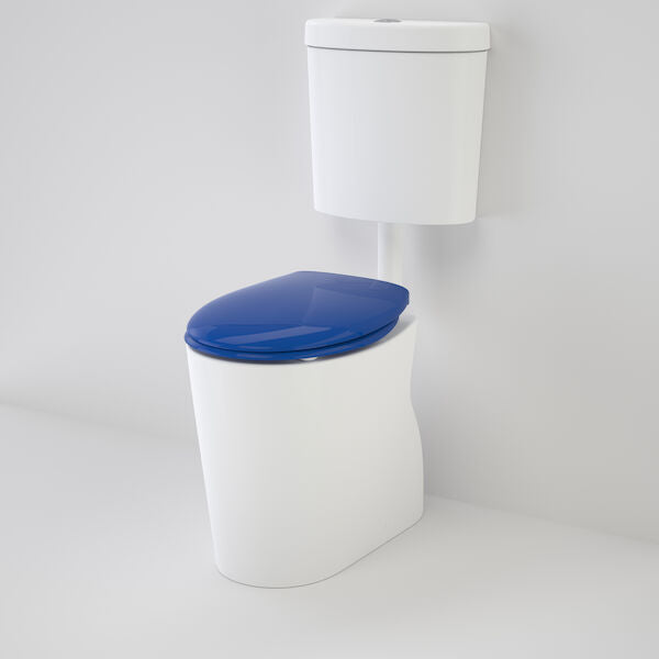 Caroma Care 610 Cleanflush Connector S Trap Suite with Caravelle Double Flap Seat