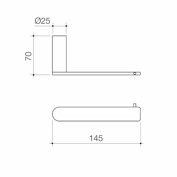 Caroma Urbane® II Toilet Roll Holder