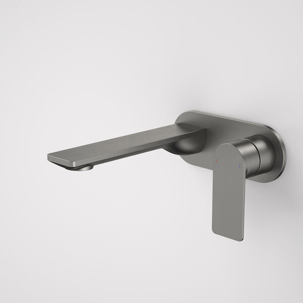Caroma Urbane® II 180mm Wall Basin / Bath Mixer - Round Cover Plate - Sales Kit - LF
