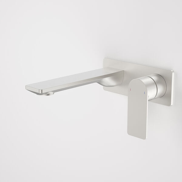 Caroma Urbane® II 180mm Wall Basin / Bath Mixer - Rectangular Cover Plate Sales Kit - LF