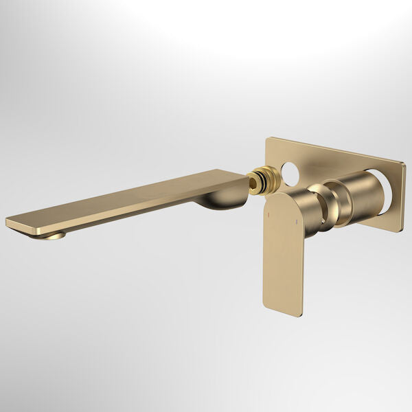 Caroma Urbane II 220mm Wall Basin Bath / Bath Trim Kit - Rectangular Cover Plate - LF