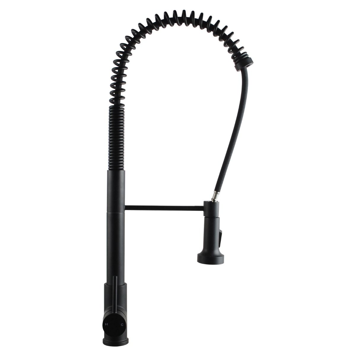 Carysil Tall Spring Pull Out Kitchen Sink Mixer Tap