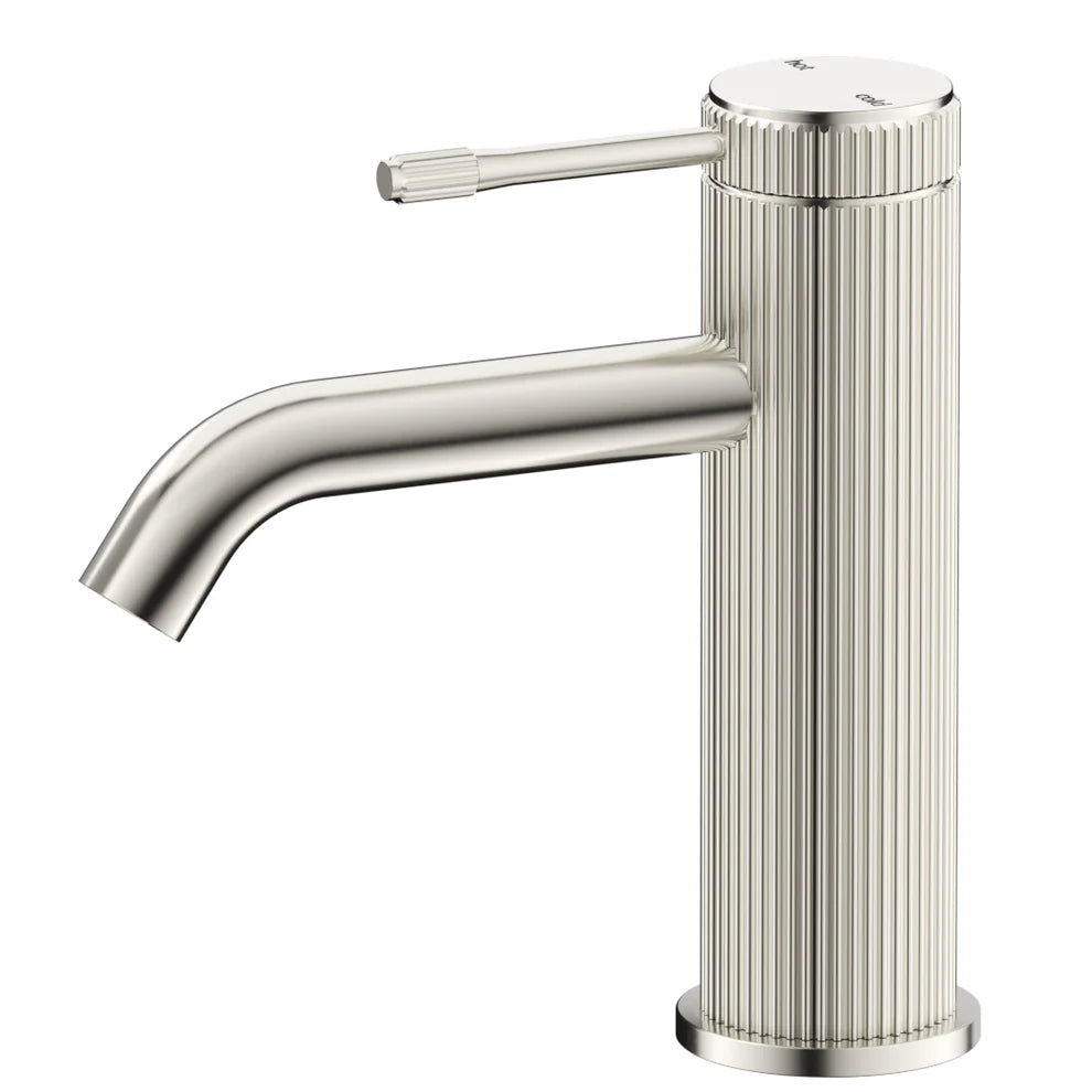 Bella Vista Mica Fluted 9-Piece Bathroom Package | Brushed Nickel