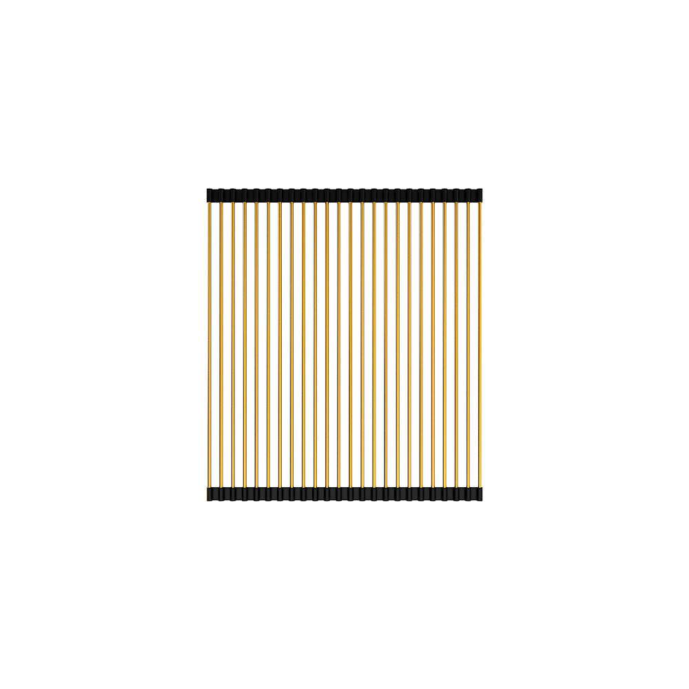 Fienza Hana Sink Roll Up Drainer - PVD Rugged Brass