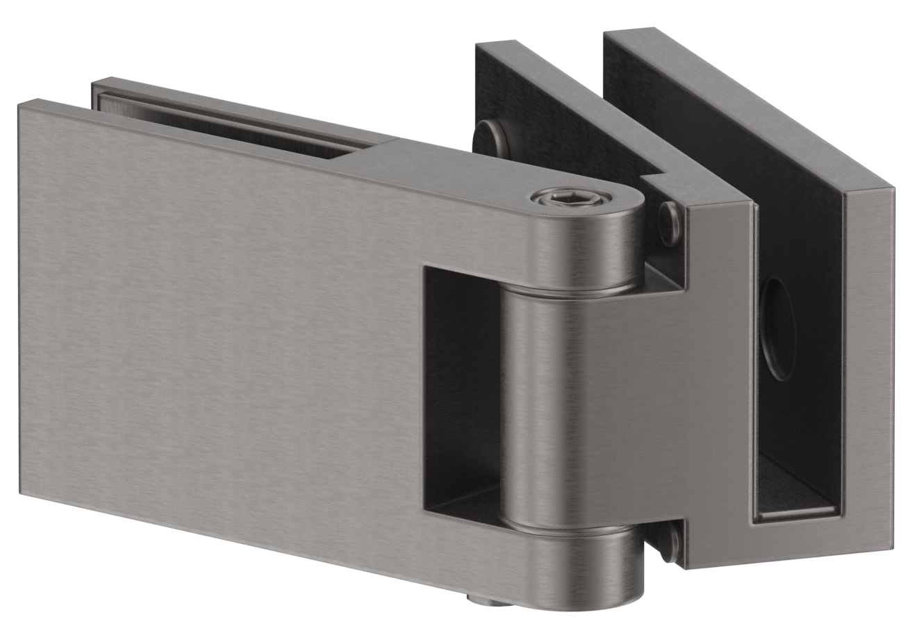 Bella Vista Shower Screen Overlap Hinge - Left/Right Hand - Gun Metal