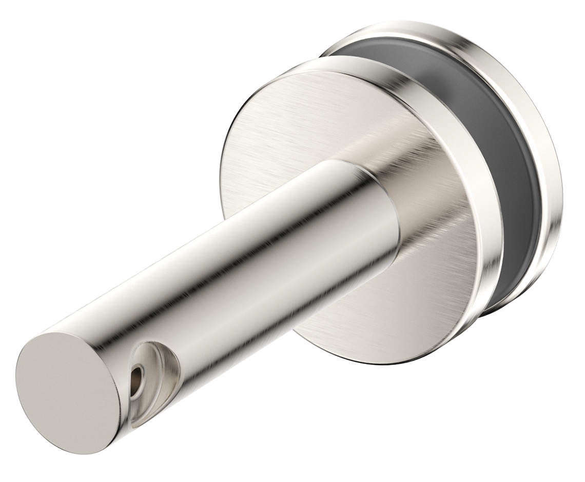 Bella Vista Mica Accessories to Glass Converter - Brushed Nickel