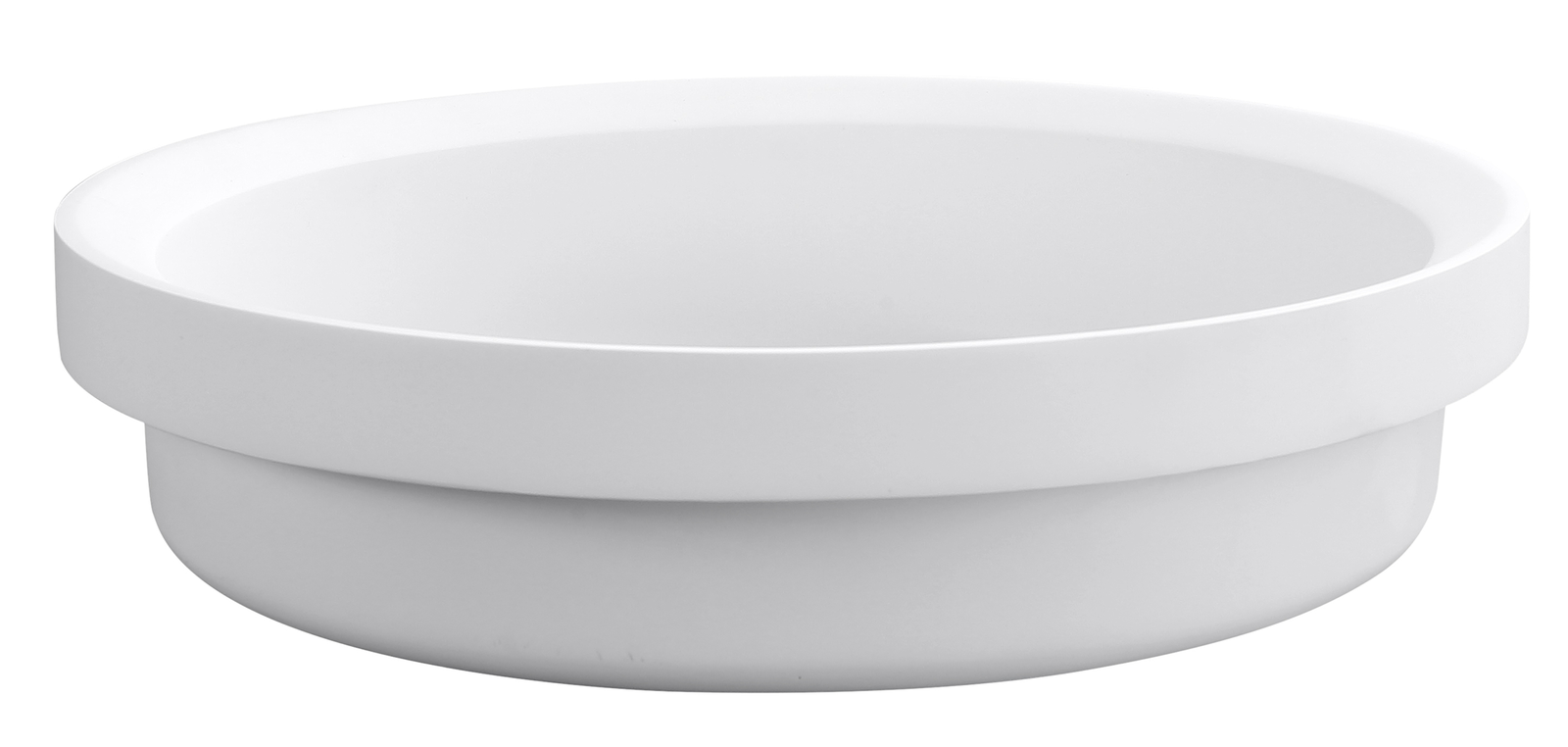 Calypsa - Semi-Inset- 430 x 430 x 135mm - Matte White