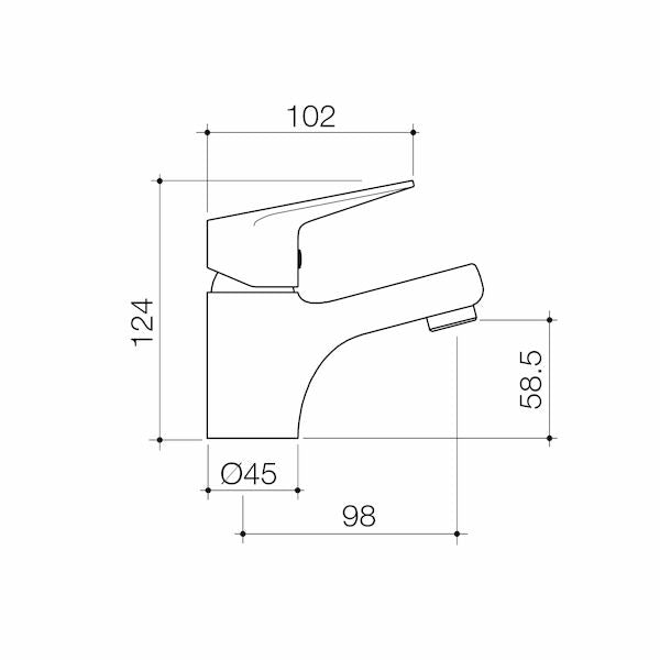 Stylus Basis R1 Basin Mixer