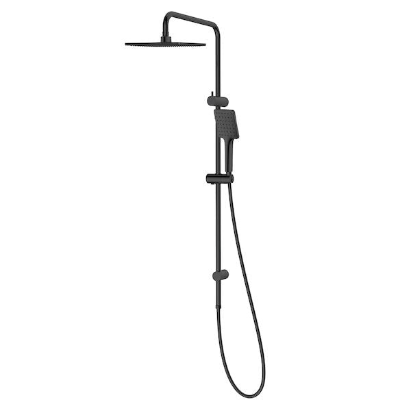 Stylus Basis Square Rail Shower with Overhead (4 Star)