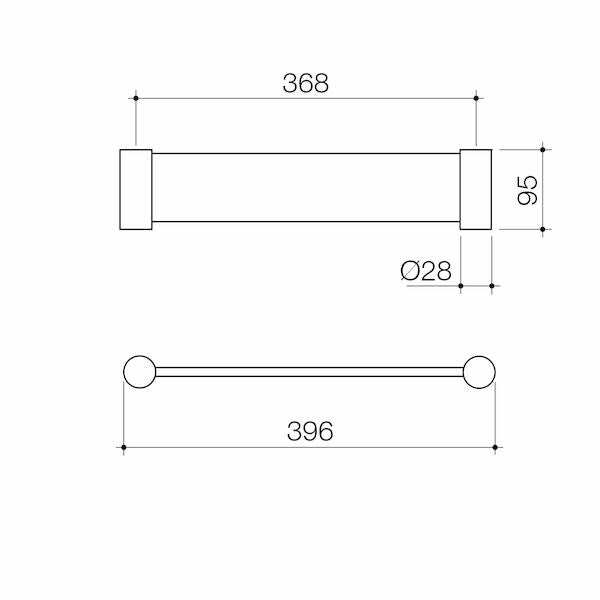 Stylus Basis Metal Shelf