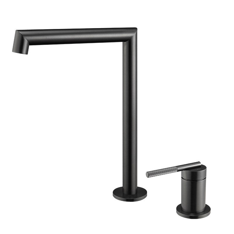Caddence Brushed Gunmetal Basin Mixer