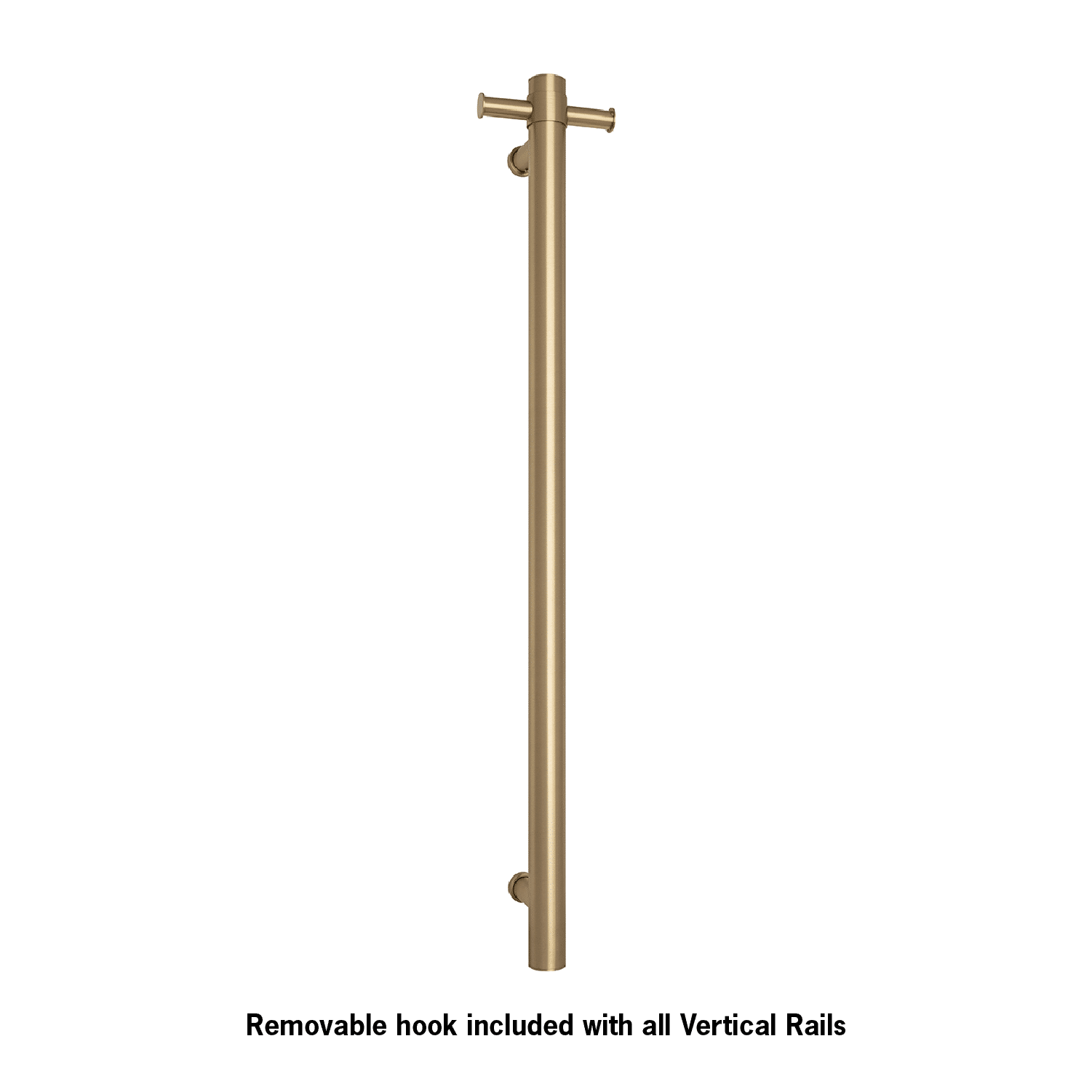 Thermorail Straight/Round 12Volt Vertical Bar With Optional Hook