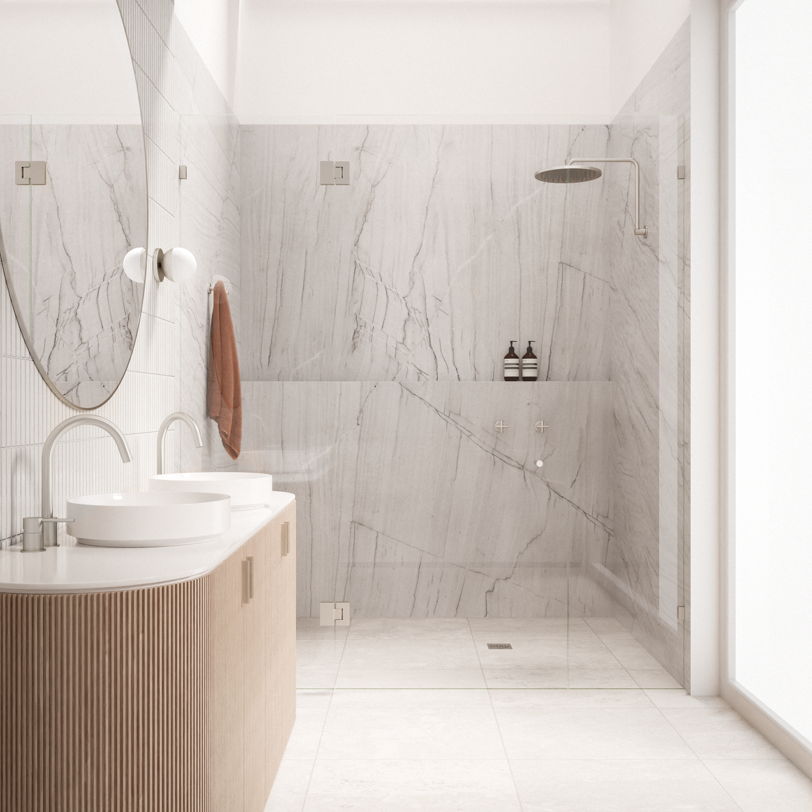 Meir High Rise Shower Arm