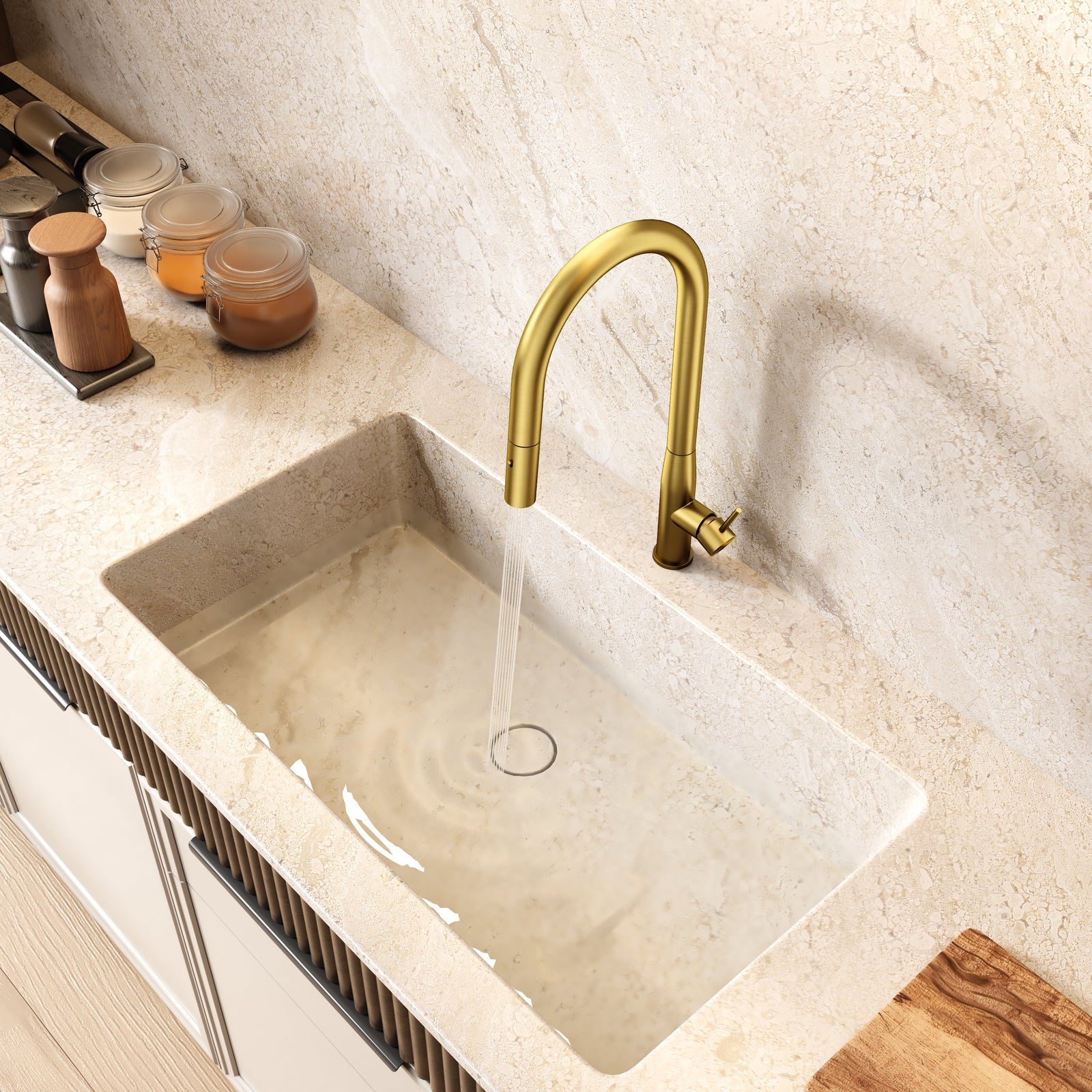 Navona Carysil Slim Pull Out Kitchen Mixer