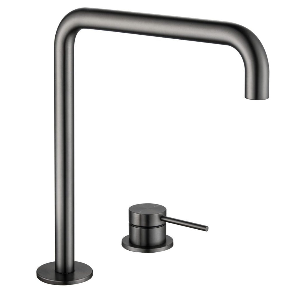 Bella Vista Mica Soft-Square Hob Sink/Basin Mixer Set