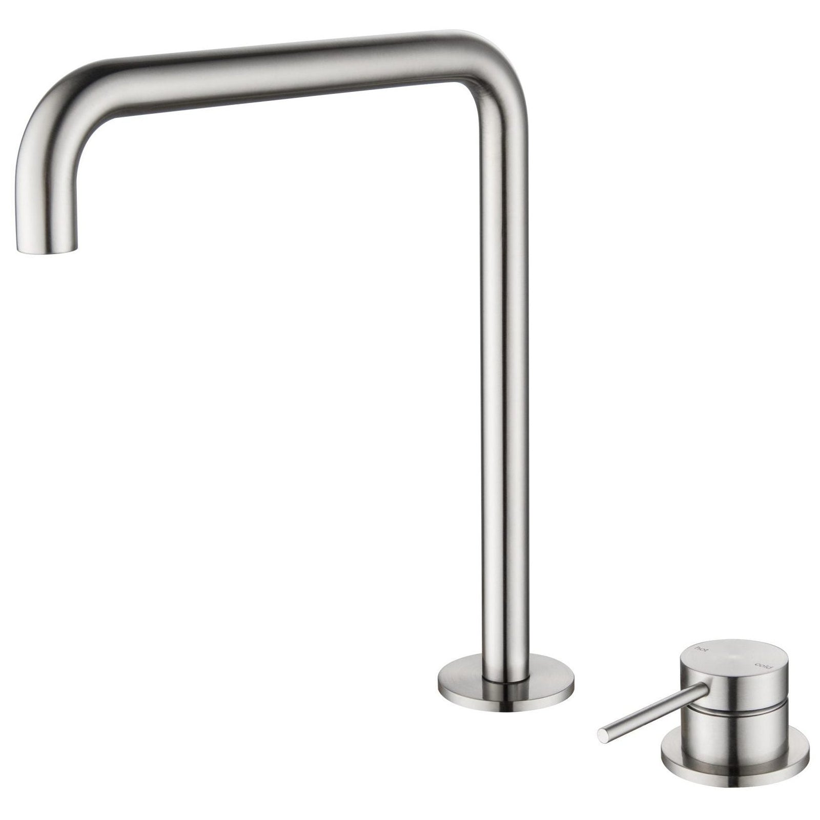 Bella Vista Mica Soft-Square Hob Sink/Basin Mixer Set