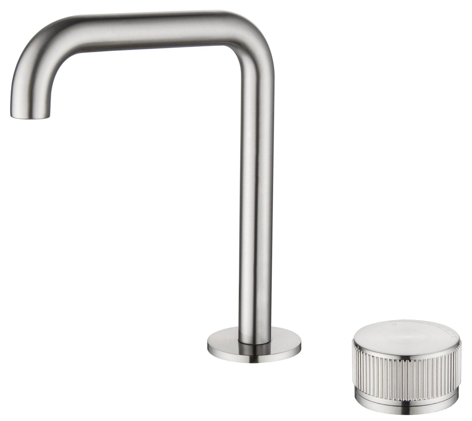 Bella Vista Mica Fluted Soft-Square Hob Basin Mixer Set