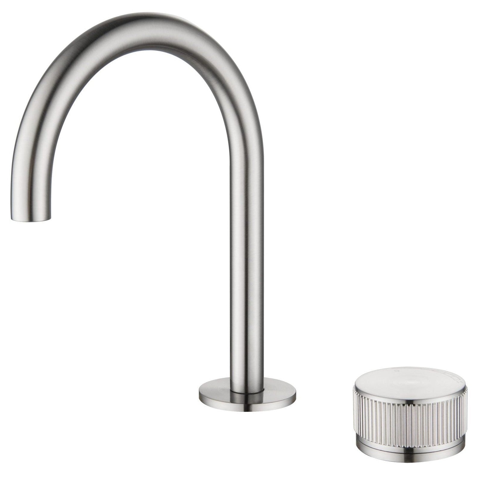 Bella Vista Mica Fluted Gooseneck Hob Basin Mixer Set