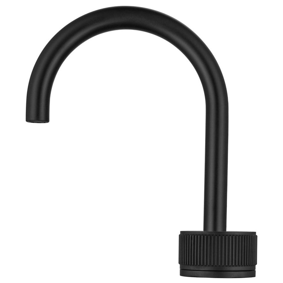 Bella Vista Mica Fluted Gooseneck Hob Basin Mixer Set