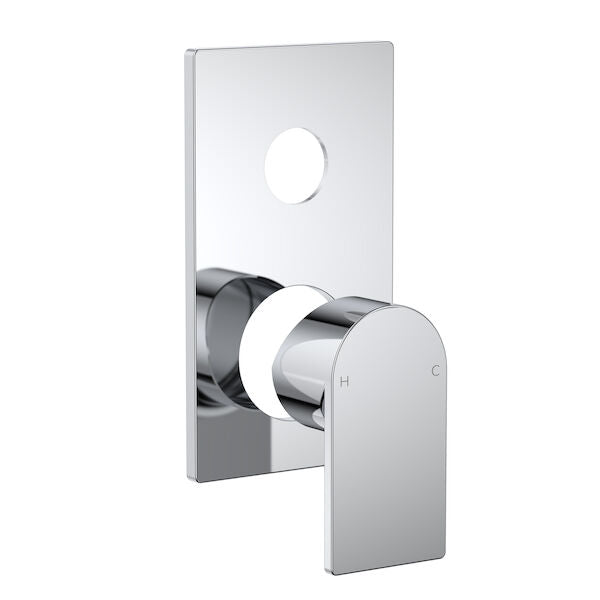 Clark Round Square Wall Mixer with Diverter - Trim Kit