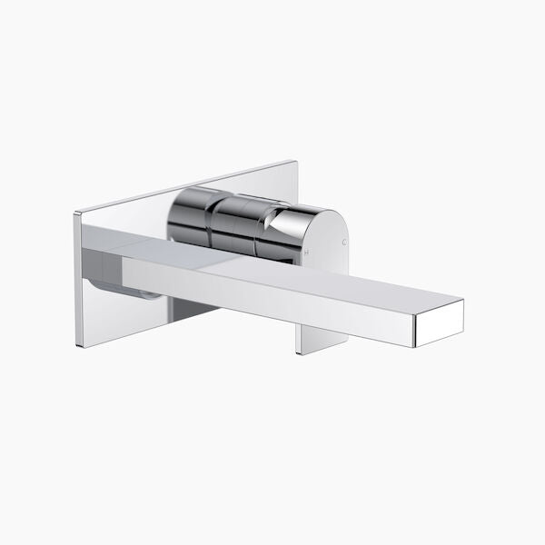 Clark Round Square Wall Basin/Bath Mixer 220mm - Lead Free
