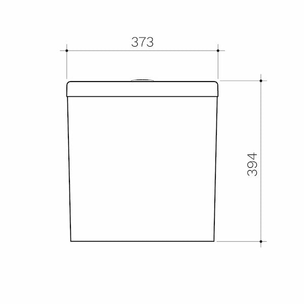 Clark Universal Close Coupled Cistern - Bottom Inlet