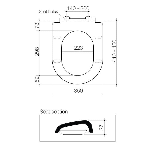 Clark Round High Profile Seat