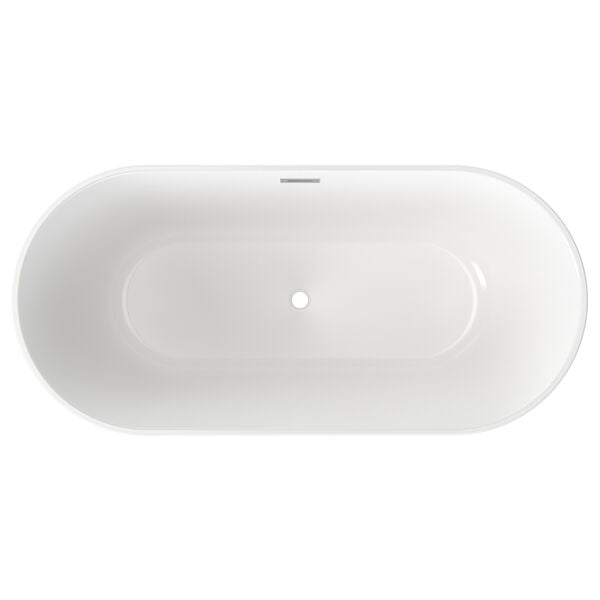 Clark Round Freestanding Bath 1600mm (with Overflow)