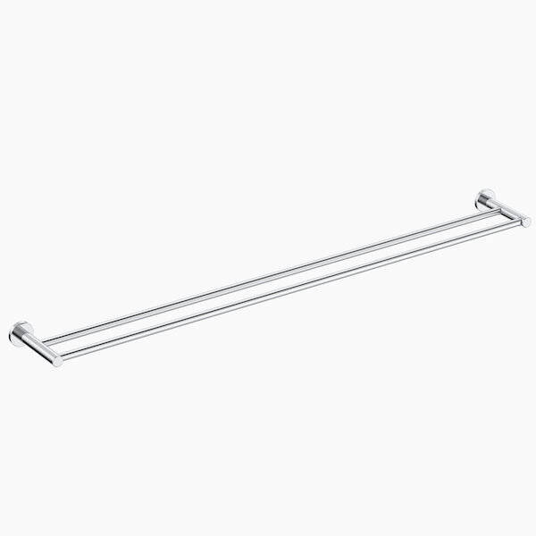 Clark Round Double Towel Rail 900mm