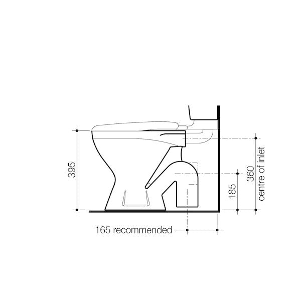 Stylus Symphony Connector P Trap Pan